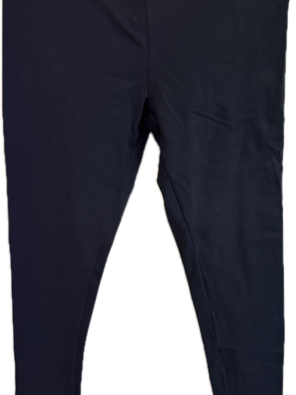 Matty M Solid Black High-Rise Stretch Leggings